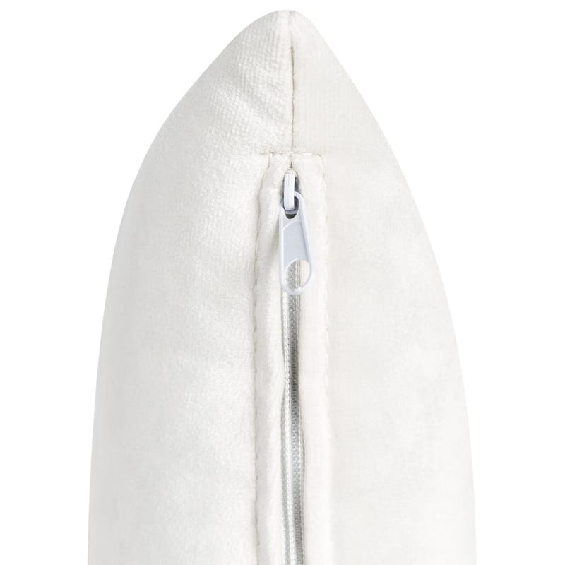 3-sits soffa Frederica - Vitt, guld/Sammet - Möbler - Vardagsrum - Soffor - Sammetssoffor