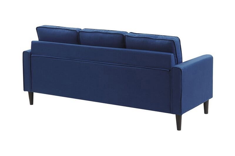 Fuimaono Soffa med Fotpall - Blå - Möbler - Vardagsrum - Soffor - 3-sits soffor