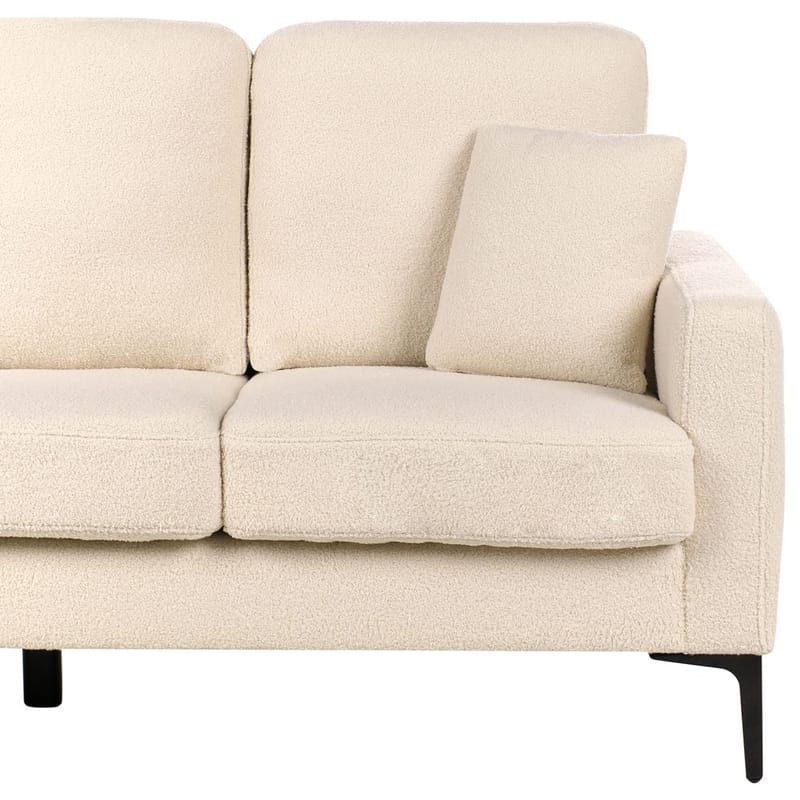 3-sits soffa Gavle - Beige, svart/Bouclé - Möbler - Vardagsrum - Soffor - 3-sits soffor