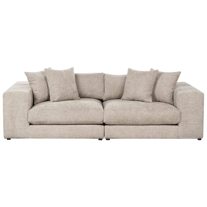 3-sits soffa Glorvika Ii - Beige - Möbler - Vardagsrum - Soffor - 3-sits soffor