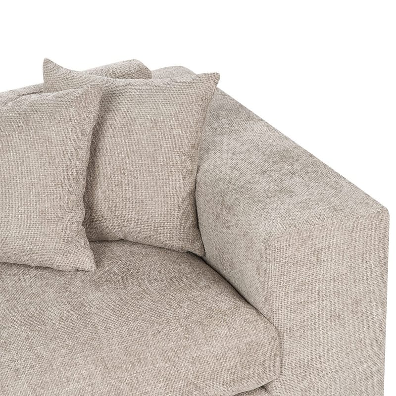 3-sits soffa Glorvika Ii - Beige - Möbler - Vardagsrum - Soffor - 3-sits soffor