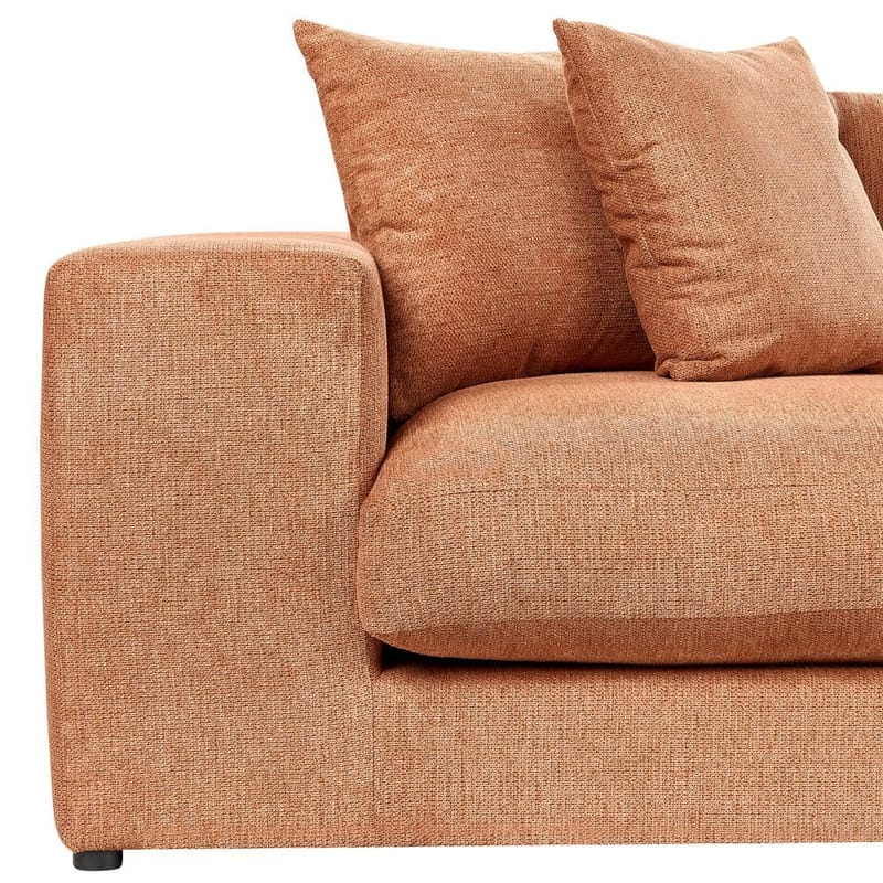 3-sits soffa Glorvika - Orange - Möbler - Vardagsrum - Soffor - 3-sits soffor