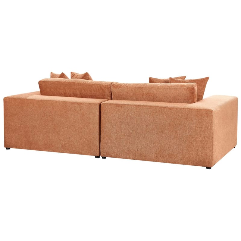 3-sits soffa Glorvika - Orange - Möbler - Vardagsrum - Soffor - 3-sits soffor