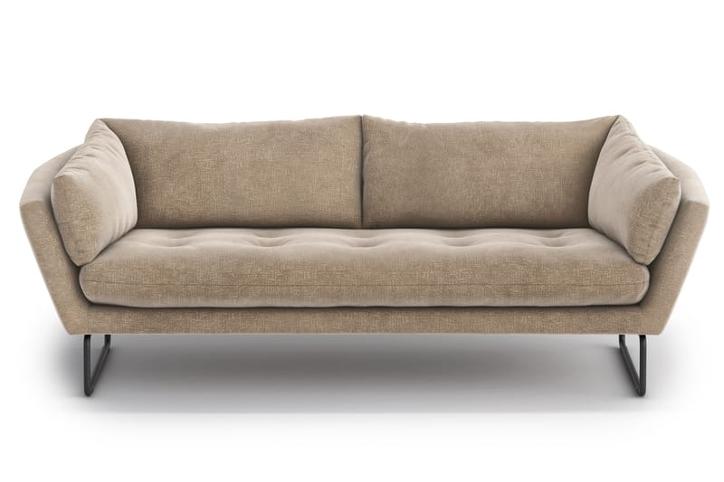 GLOSE 3-sits Soffa Beige - 3-sits soffor