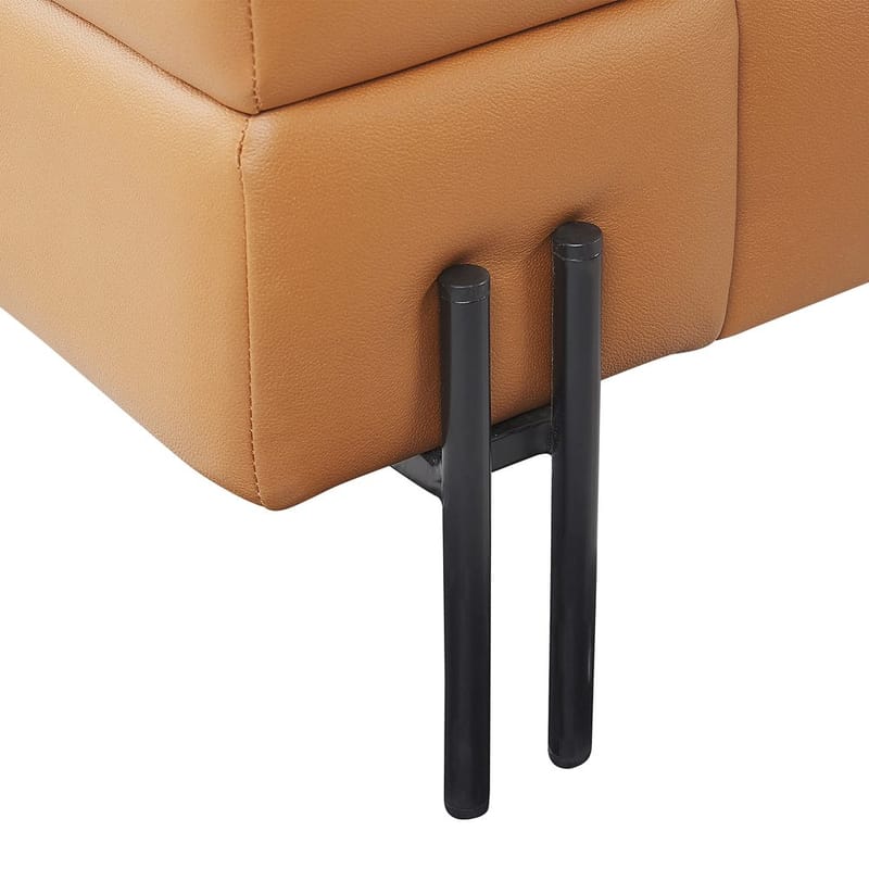 3-sits soffa Granna - Brun - Möbler - Vardagsrum - Soffor - Skinnsoffor