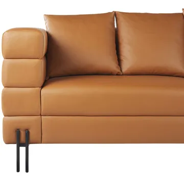 3-sits soffa Granna - Brun - Möbler - Vardagsrum - Soffor - Skinnsoffor