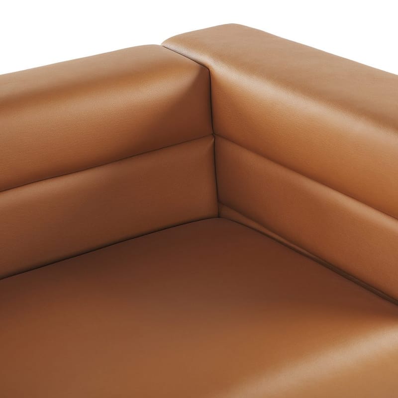 3-sits soffa Granna - Brun - Möbler - Vardagsrum - Soffor - Skinnsoffor