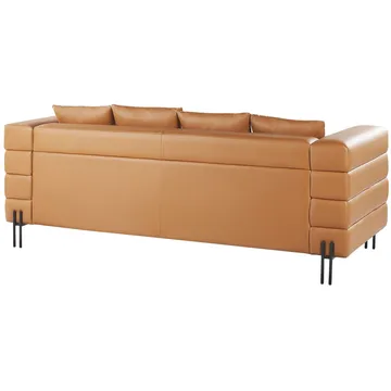 3-sits soffa Granna - Brun - Möbler - Vardagsrum - Soffor - Skinnsoffor