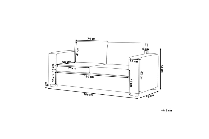 HELSINKI Soffa 3 sits - 3-sits soffor