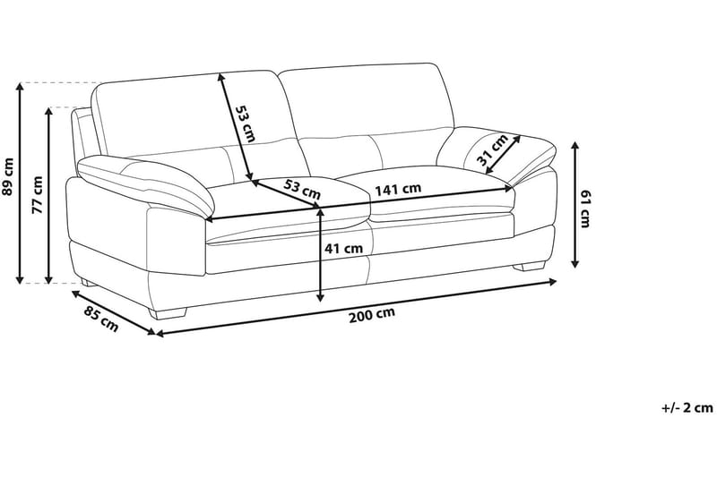 HORTEN Soffa 3 sits - Möbler - Vardagsrum - Soffor - 3-sits soffor