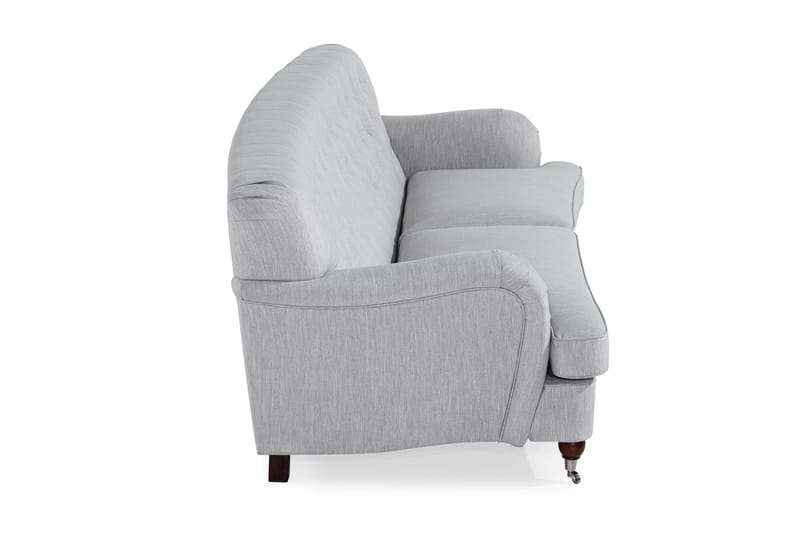 Howard Riviera 3-sits Svängd Tygsoffa - Grå - Möbler - Vardagsrum - Soffor - 3-sits soffor