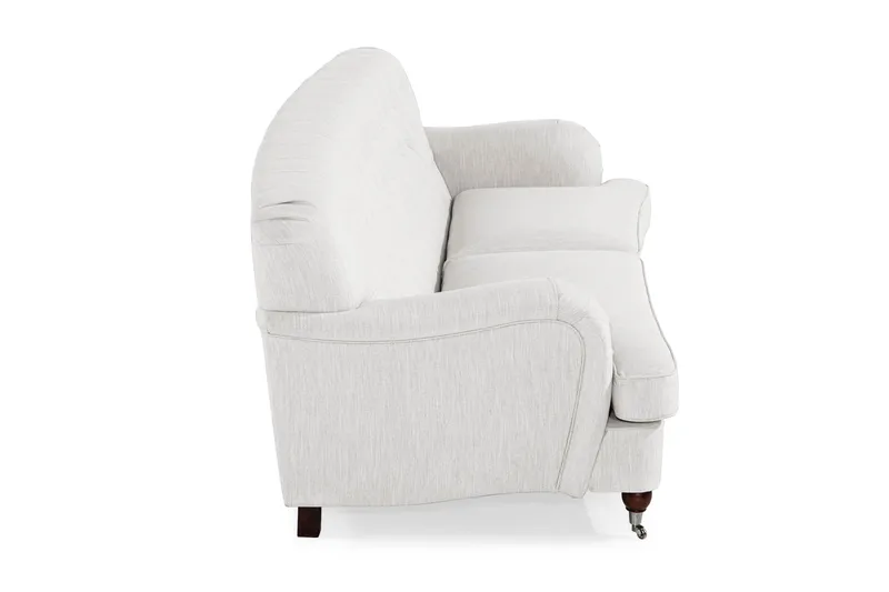 Howard Riviera 3-sits Svängd Tygsoffa - Ljusgrå - Möbler - Vardagsrum - Soffor - 3-sits soffor