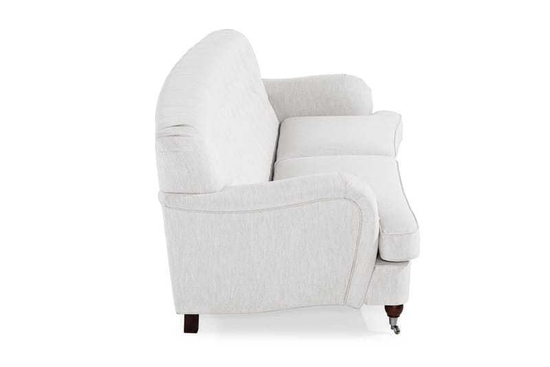 Howard Riviera 3-sits Svängd Tygsoffa - Ljusgrå - Möbler - Vardagsrum - Soffor - 3-sits soffor