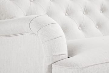 Howard Riviera 3-sits Svängd Tygsoffa - Ljusgrå - Möbler - Vardagsrum - Soffor - 3-sits soffor