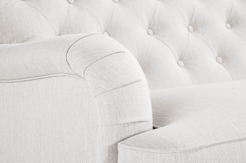 Howard Riviera 3-sits Svängd Tygsoffa - Ljusgrå - Möbler - Vardagsrum - Soffor - 3-sits soffor