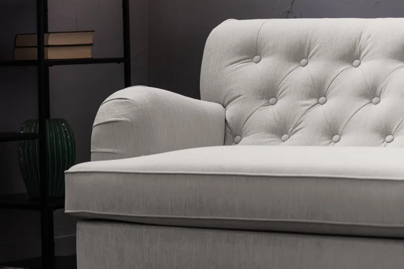 Howard Riviera 3-sits Tygsoffa - Ljusgrå - Möbler - Vardagsrum - Soffor - 3-sits soffor