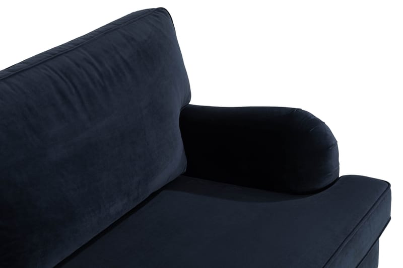 Howard soffa utan divan & schäslong Bloomington Howard Classic Sammetssoffa 3,5-sits Vera 4, Blå Sammet - Möbler - Vardagsrum - Soffor - 3-sits soffor
