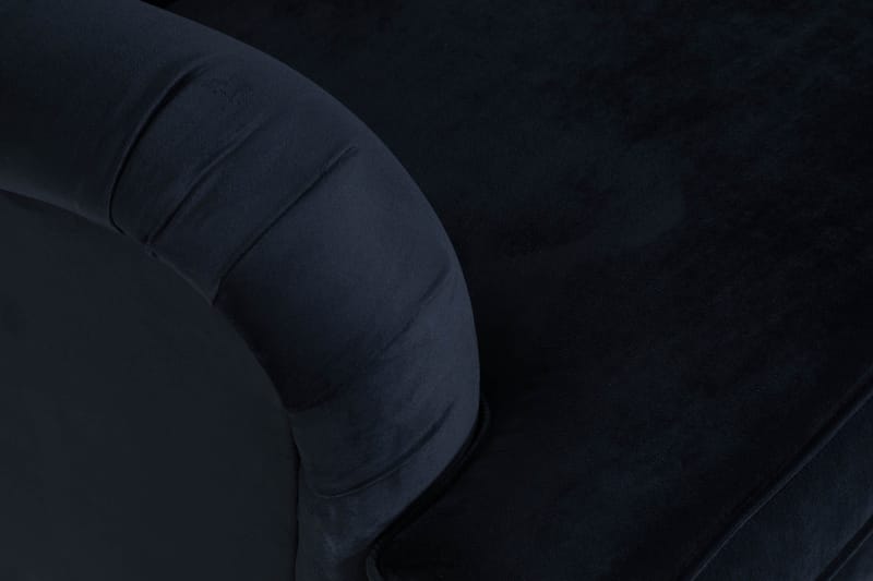 Howard soffa utan divan & schäslong Bloomington Howard Classic Sammetssoffa 3,5-sits Vera 4, Blå Sammet - Möbler - Vardagsrum - Soffor - 3-sits soffor