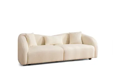 Hungirr Soffa 3-sits - Beige|Bouclé - Möbler - Vardagsrum - Soffor - 3-sits soffor
