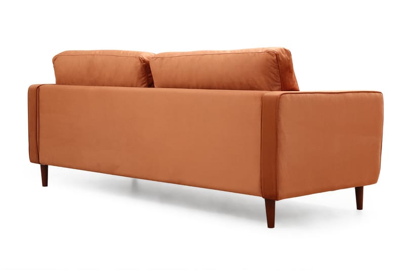 HUOWOOD Soffa 3-sits Orange - Möbler - Vardagsrum - Soffor - 3-sits soffor