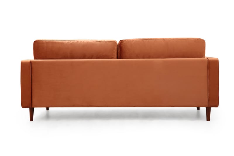 HUOWOOD Soffa 3-sits Orange - Möbler - Vardagsrum - Soffor - 3-sits soffor