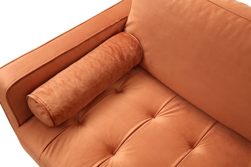 HUOWOOD Soffa 3-sits Orange - Möbler - Vardagsrum - Soffor - 3-sits soffor