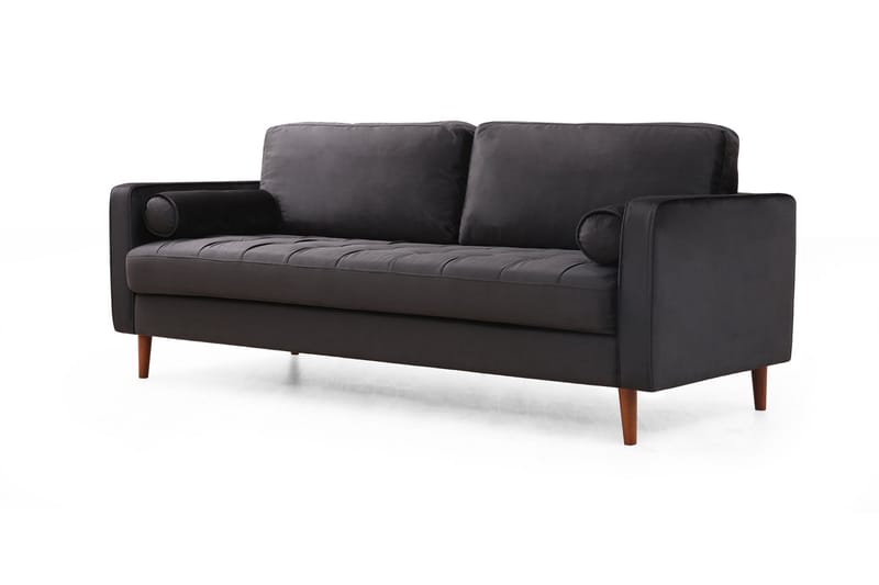 HUOWOOD Soffa 3-sits Svart - Möbler - Vardagsrum - Soffor - 3-sits soffor