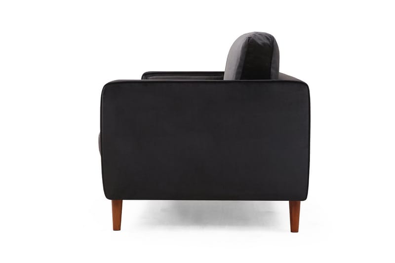 HUOWOOD Soffa 3-sits Svart - Möbler - Vardagsrum - Soffor - 3-sits soffor
