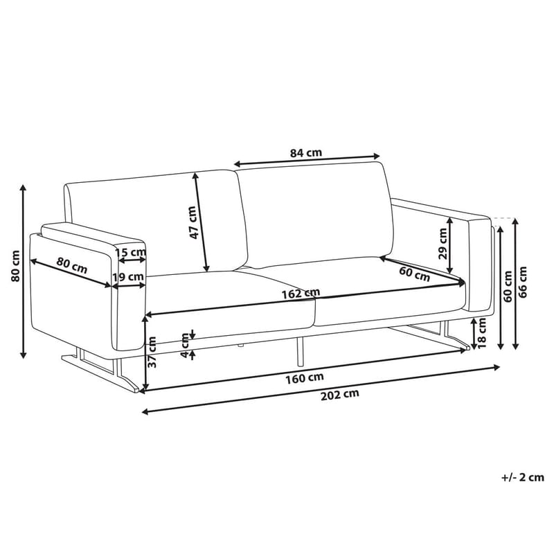 3-sits soffa Idre - Möbler - Vardagsrum - Soffor - 3-sits soffor