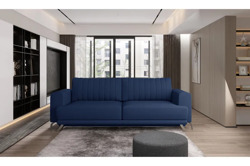 Jalissia 3-sits Soffa, Blå