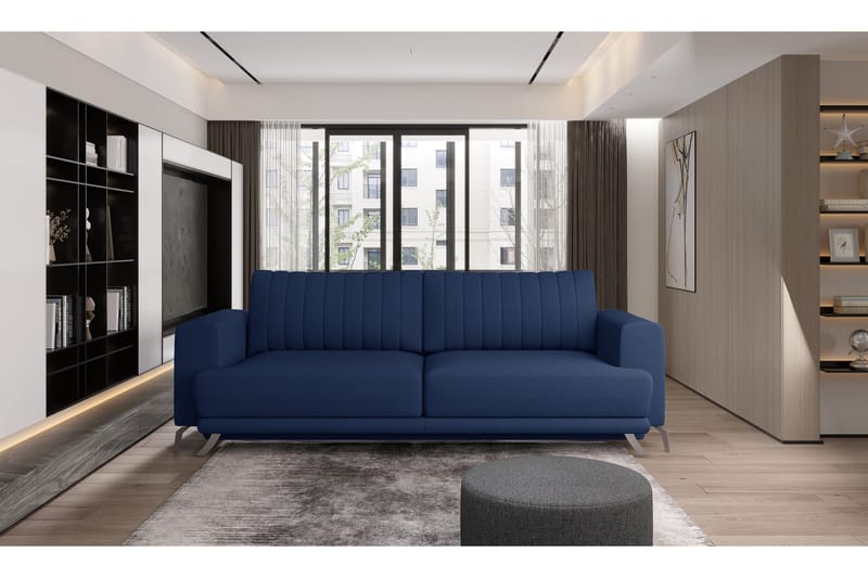 Jalissia 3-sits Soffa - Blå - Möbler - Vardagsrum - Soffor - 3-sits soffor