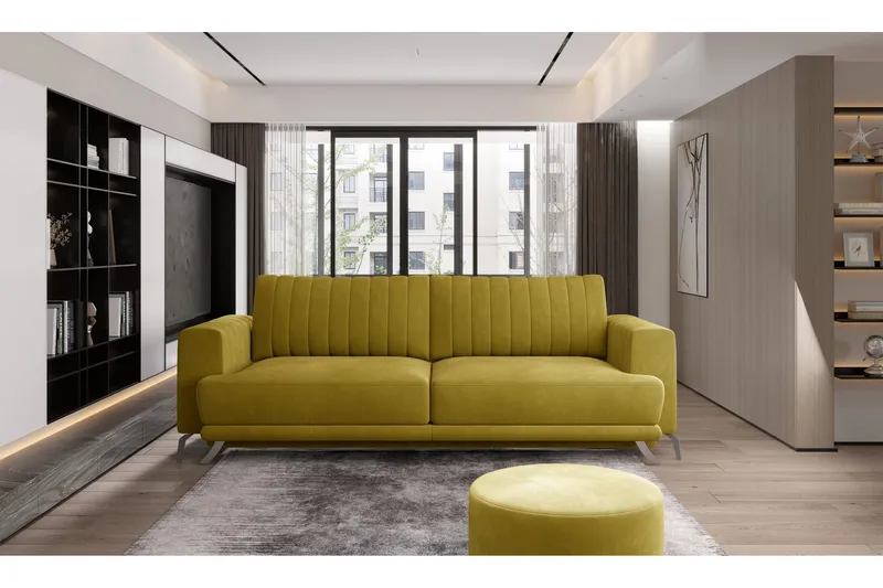 Jalissia 3-sits Soffa, Gul