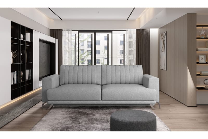 Jalissia 3-sits Soffa - Ljusgrå - Möbler - Vardagsrum - Soffor - 3-sits soffor