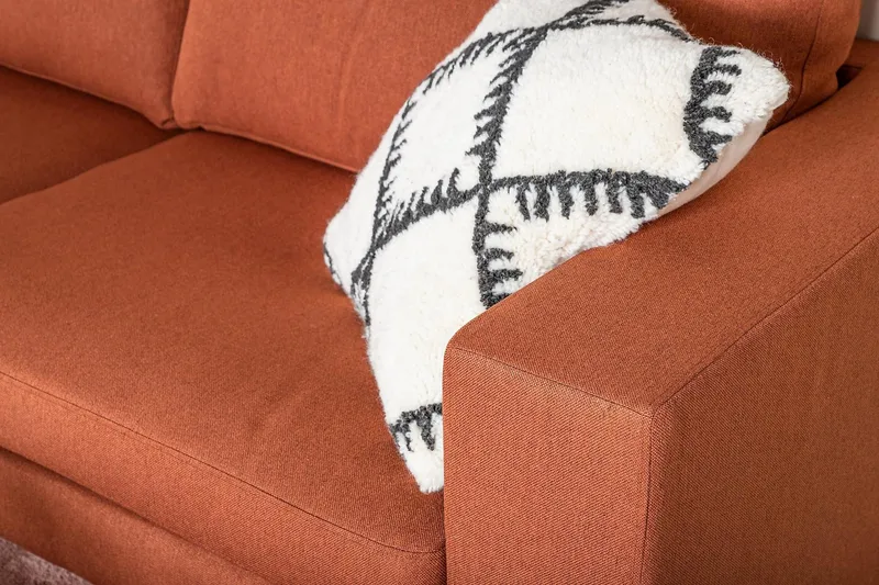 Johana 3-sits Soffa - Röd - Möbler - Vardagsrum - Soffor - 3-sits soffor