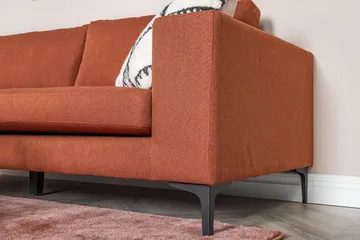 Johana 3-sits Soffa - Röd - Möbler - Vardagsrum - Soffor - 3-sits soffor