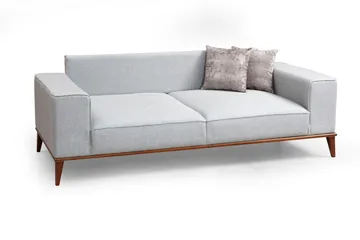 Jonnesha 3-Sits Soffa - Grå - Möbler - Vardagsrum - Bäddsoffor - 3-sits bäddsoffa