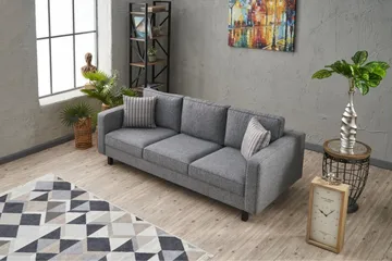 Kaletea Soffa 3-sits - Grå - Möbler - Vardagsrum - Soffor - 3-sits soffor