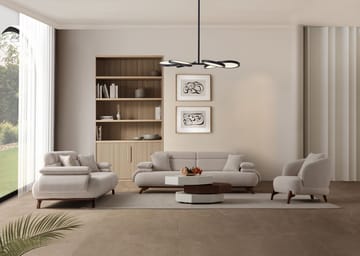Kelnor 3-sits Soffa 246x81x97 cm - Beige - Möbler - Vardagsrum - Soffor - 3-sits soffor