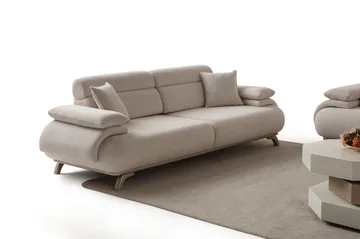 Kelnor 3-sits Soffa 246x81x97 cm - Beige - Möbler - Vardagsrum - Soffor - 3-sits soffor