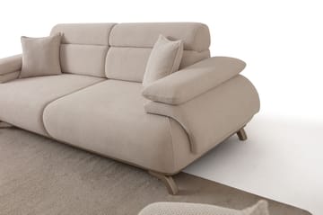 Kelnor 3-sits Soffa 246x81x97 cm - Beige - Möbler - Vardagsrum - Soffor - 3-sits soffor