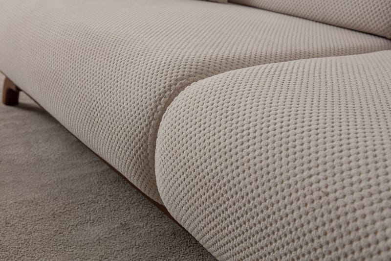 Kelnor 3-sits Soffa 246x81x97 cm - Beige - Möbler - Vardagsrum - Soffor - 3-sits soffor