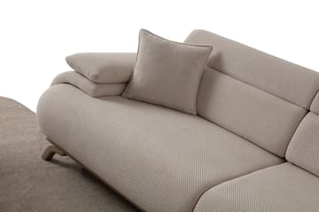 Kelnor 3-sits Soffa 246x81x97 cm - Beige - Möbler - Vardagsrum - Soffor - 3-sits soffor