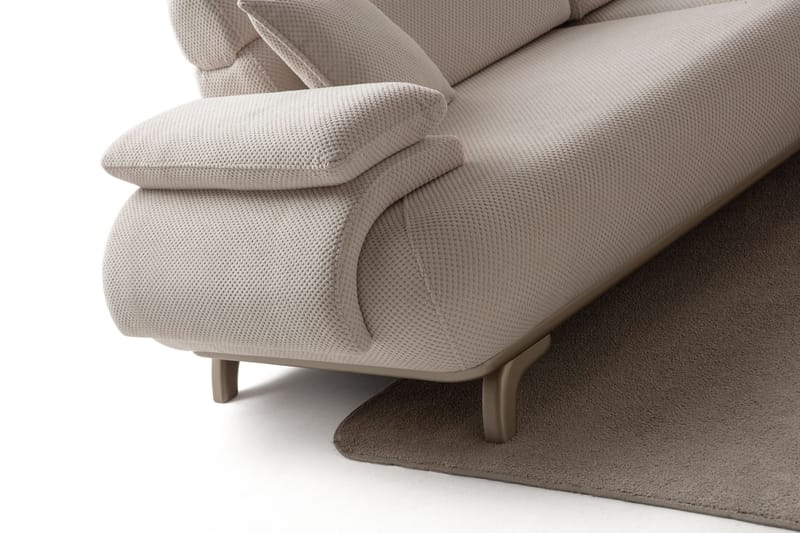 Kelnor 3-sits Soffa 246x81x97 cm - Beige - Möbler - Vardagsrum - Soffor - 3-sits soffor
