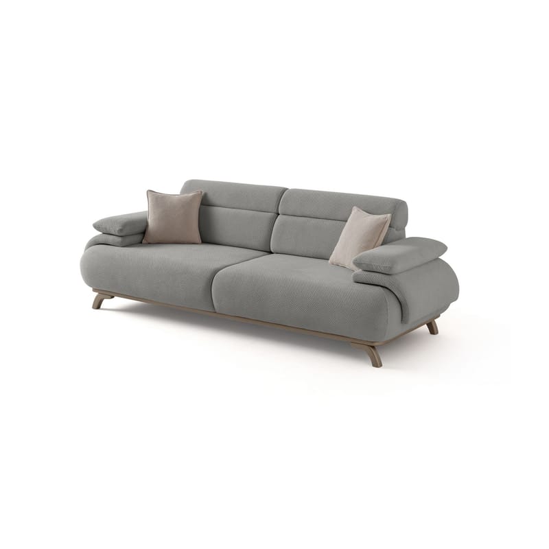 Kelnor 3-sits Soffa 246x81x97 cm - Grå - Möbler - Vardagsrum - Soffor - 3-sits soffor