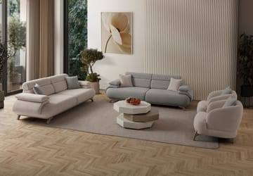Kelnor 3-sits Soffa 246x81x97 cm - Grå - Möbler - Vardagsrum - Soffor - 3-sits soffor