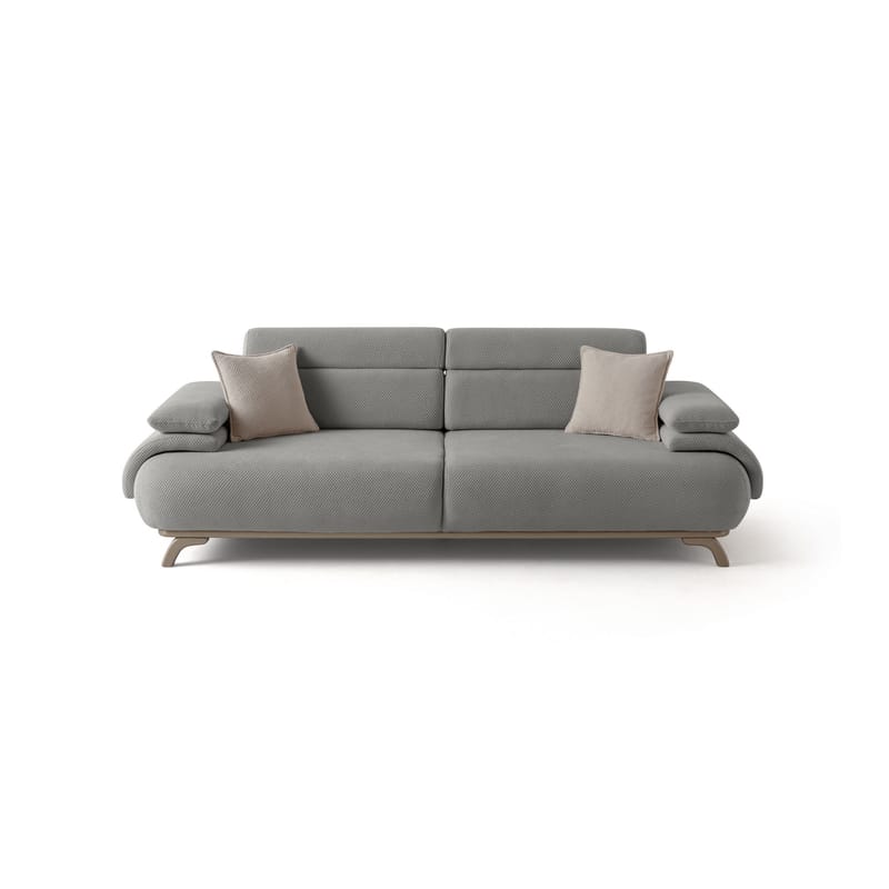 Kelnor 3-sits Soffa 246x81x97 cm - Grå - Möbler - Vardagsrum - Soffor - 3-sits soffor