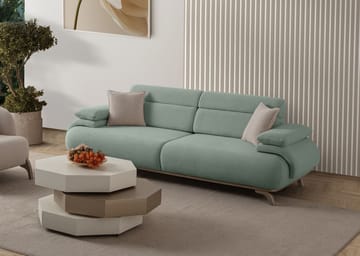Kelnor 3-sits Soffa 246x81x97 cm - Havsgrön - Möbler - Vardagsrum - Soffor - 3-sits soffor