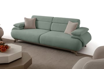 Kelnor 3-sits Soffa 246x81x97 cm - Havsgrön - Möbler - Vardagsrum - Soffor - 3-sits soffor