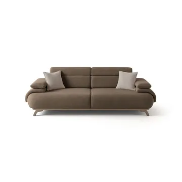 Kelnor 3-sits Soffa 246x81x97 cm - Jord - Möbler - Vardagsrum - Soffor - 3-sits soffor