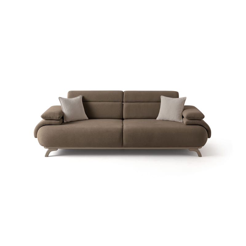 Kelnor 3-sits Soffa 246x81x97 cm - Jord - Möbler - Vardagsrum - Soffor - 3-sits soffor